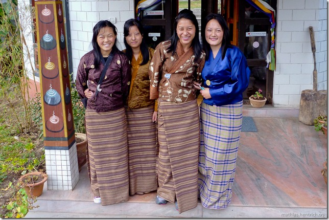 101119_P1030221_Bhutan, Paro, Hotel, Angestellte