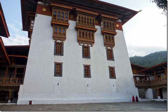 101120_P1030508_Bhutan, Punakha, Punakha Dzong, Innengebäude
