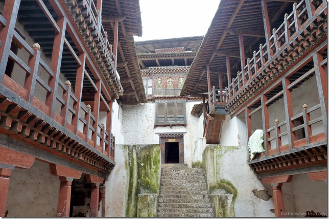 101121_P1030534_Bhutan, Wangdue Phodrang, Wangdue Phodrang Dzong, Innen