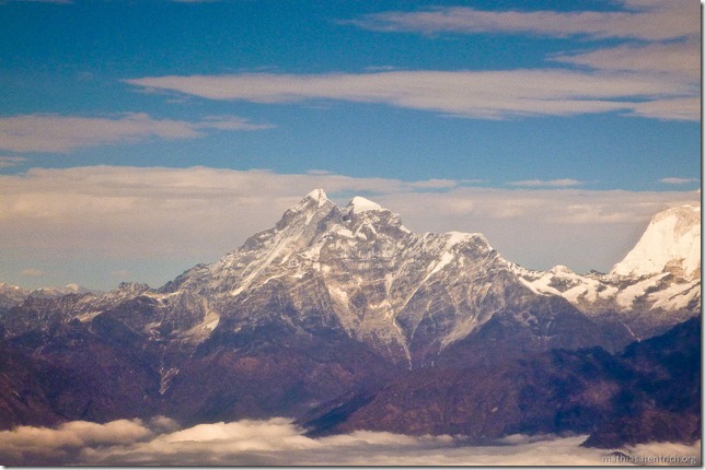 101122_P1030685_zwischen Bhutan und Nepal, im Flugzeug, Himalaya, Gauri Sankar